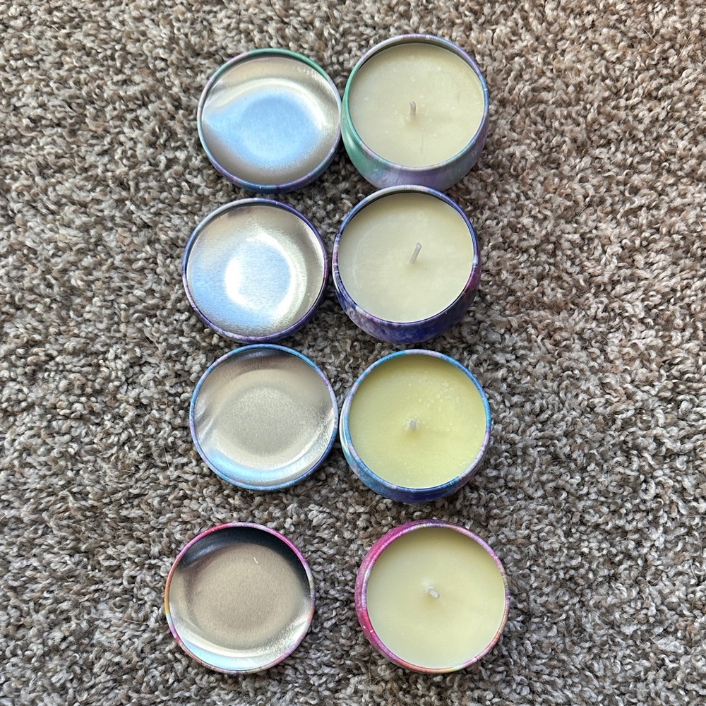 Set of Colorful Scented Candles